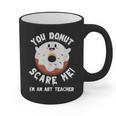 Art Teacher Halloween Donut Lover Costume Kawaii Monster Graphic Print Coffee Mug, trending gift Art Teacher Halloween Donut Lover Costume Kawaii Monster Graphic Print Coffee Mug, trending gift