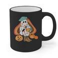 Art Teacher Painting Brushes Retro Pumpkin Ghost Artist Graphic Print Coffee Mug, trending gift Art Teacher Painting Brushes Retro Pumpkin Ghost Artist Graphic Print Coffee Mug, trending gift
