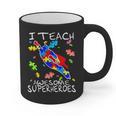Autism Awareness Teacher I Teach Awesome Superheroes Graphic Print Coffee Mug, trending gift Autism Awareness Teacher I Teach Awesome Superheroes Graphic Print Coffee Mug, trending gift