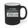 Avoid Negativity Math Teacher Graphic Print Coffee Mug, trending gift