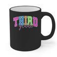 Back To School Neon Checkered Third Grade Colorful Teacher Graphic Print Coffee Mug, trending gift Back To School Neon Checkered Third Grade Colorful Teacher Graphic Print Coffee Mug, trending gift