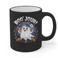 Boo Jour Ghost Halloween French Teacher Cute Coffe Croissant Graphic Print Coffee Mug, trending gift Boo Jour Ghost Halloween French Teacher Cute Coffe Croissant Graphic Print Coffee Mug, trending gift