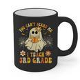 You Can't Scare Me I Teach 3rd Grade Halloween Teacher Ghost Graphic Print Coffee Mug, trending gift