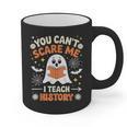You Can't Scare Me I Teach History Retro Teacher Halloween Graphic Print Coffee Mug, History Teacher Gifts, trending gift You Can't Scare Me I Teach History Retro Teacher Halloween Graphic Print Coffee Mug, History Teacher Gifts, trending gift