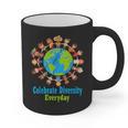 Celebrate Diversity Everyday Teachers & School Student Graphic Print Coffee Mug, trending gift