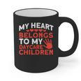 Childcare My Heart Belongs To Children Daycare Teacher Men Women Graphic Print Coffee Mug, trending gift