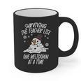 Christmas Surviving Teacher Life Meltdown Xmas Women Men Graphic Print Coffee Mug, trending gift Christmas Surviving Teacher Life Meltdown Xmas Women Men Graphic Print Coffee Mug, trending gift