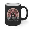 Coffee Gives Me Teacher Powers Leopard Rainbow Teacher Graphic Print Coffee Mug, trending gift Coffee Gives Me Teacher Powers Leopard Rainbow Teacher Graphic Print Coffee Mug, trending gift