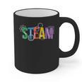 Colorful Steam Letters For Steam Program Teacher And Student Graphic Print Coffee Mug, trending gift Colorful Steam Letters For Steam Program Teacher And Student Graphic Print Coffee Mug, trending gift