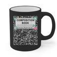 Composition Book Notebook Teachers Matching Group Halloween Graphic Print Coffee Mug, trending gift