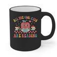 All The Cool Kids Are Reading Book Reading Teacher School Graphic Print Coffee Mug, trending gift