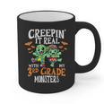 Creepin It Real Monster School 3rd Grade Teacher Halloween Graphic Print Coffee Mug, trending gift Creepin It Real Monster School 3rd Grade Teacher Halloween Graphic Print Coffee Mug, trending gift