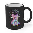 Cute Ghost Book Reading Halloween Teacher Top Girls Women Graphic Print Coffee Mug, trending gift