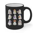 Cute Ghost Reading Books Teacher Halloween Reading Men Women Kids Graphic Print Coffee Mug, trending gift Cute Ghost Reading Books Teacher Halloween Reading Men Women Kids Graphic Print Coffee Mug, trending gift