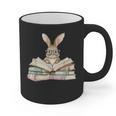 Cute Reading Bunny Glasses Books Bookworm Reader Teacher Graphic Print Coffee Mug, trending gift Cute Reading Bunny Glasses Books Bookworm Reader Teacher Graphic Print Coffee Mug, trending gift