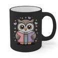 Cute Reading Owl Book Lover Teacher Librarian Bookworm Graphic Print Coffee Mug, trending gift Cute Reading Owl Book Lover Teacher Librarian Bookworm Graphic Print Coffee Mug, trending gift