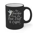 Disney Peter Pan Tinkerbell Teacher Pixie Dust And Coffee Graphic Print Coffee Mug, trending gift Disney Peter Pan Tinkerbell Teacher Pixie Dust And Coffee Graphic Print Coffee Mug, trending gift