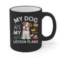My Dog Ate My Lesson Plan Teacher Back To School Graphic Print Coffee Mug, trending gift My Dog Ate My Lesson Plan Teacher Back To School Graphic Print Coffee Mug, trending gift