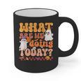 What Are We Doing Today Halloween PE Spooky Teacher Graphic Print Coffee Mug, Pe Teacher Gifts, trending gift