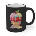 Dripping Apple Ice Cream Cone Cute Teacher Appreciation Graphic Print Coffee Mug, trending gift Dripping Apple Ice Cream Cone Cute Teacher Appreciation Graphic Print Coffee Mug, trending gift