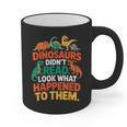 English Teacher Dinosaurs Didn’t Read What Happened To Them Graphic Print Coffee Mug, English Teacher Gifts, trending gift