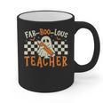 Fab Boo Lous Teacher Retro Ghost Spooky Halloween Costume Graphic Print Coffee Mug, trending gift Fab Boo Lous Teacher Retro Ghost Spooky Halloween Costume Graphic Print Coffee Mug, trending gift