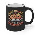 Fall In Love With Kindergarten Autumn Kindergarten Teacher Graphic Print Coffee Mug, trending gift Fall In Love With Kindergarten Autumn Kindergarten Teacher Graphic Print Coffee Mug, trending gift