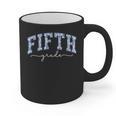 Fifth Grade Coquette Toile Blue Bow Floral Women Teacher Graphic Print Coffee Mug, trending gift Fifth Grade Coquette Toile Blue Bow Floral Women Teacher Graphic Print Coffee Mug, trending gift