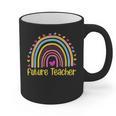 Future Teacher Rainbow Graphic Print Coffee Mug, Future Teacher Gifts, trending gift Future Teacher Rainbow Graphic Print Coffee Mug, Future Teacher Gifts, trending gift