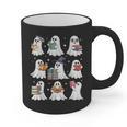 Ghost Reading Teacher Halloween Costume Librarian Book Lover Graphic Print Coffee Mug, trending gift Ghost Reading Teacher Halloween Costume Librarian Book Lover Graphic Print Coffee Mug, trending gift