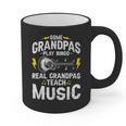 Some Grandpas Play Bingo Real Grandpas Teach Music Teacher Graphic Print Coffee Mug, trending gift