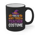 Halloween Costumes For Teachers Tired Teacher Costume Tee Graphic Print Coffee Mug, trending gift Halloween Costumes For Teachers Tired Teacher Costume Tee Graphic Print Coffee Mug, trending gift