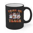 Halloween Teacher Ghosts Trick Or Teach Retro Costume Women Graphic Print Coffee Mug, trending gift Halloween Teacher Ghosts Trick Or Teach Retro Costume Women Graphic Print Coffee Mug, trending gift