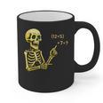 Halloween Teacher Six Seven 6 7 Skeleton Spooky Costume Graphic Print Coffee Mug, trending gift