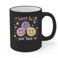 Happy To See Your Face Smile Face Teacher Back To School Graphic Print Coffee Mug, trending gift