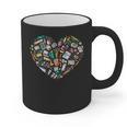 Heart Shape Art Teacher And Painting Sketching Artist Graphic Print Coffee Mug, trending gift Heart Shape Art Teacher And Painting Sketching Artist Graphic Print Coffee Mug, trending gift