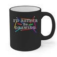 I'd Rather Be Drawing Artist Art Teacher Sketching Lover For Men Women Girls Kids Graphic Print Coffee Mug, trending gift I'd Rather Be Drawing Artist Art Teacher Sketching Lover For Men Women Girls Kids Graphic Print Coffee Mug, trending gift