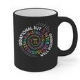 Irrational But Well Rounded Pi Day Math Teacher Student Geek Graphic Print Coffee Mug, trending gift