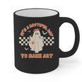 It's A Bootiful Day To Make Art Halloween Art Teacher Graphic Print Coffee Mug, trending gift
