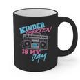 Kindergarten Is My Jam Vintage 80s Boombox Teacher Student Graphic Print Coffee Mug, trending gift Kindergarten Is My Jam Vintage 80s Boombox Teacher Student Graphic Print Coffee Mug, trending gift