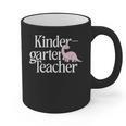 Kindergarten Teacher Dinosaur Back To School Graphic Print Coffee Mug, trending gift