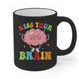 Kiss Your Brain Calm Mindset Teacher Kids Boys Girls Women Graphic Print Coffee Mug, trending gift