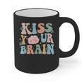 Kiss Your Brain Teacher Inspire Educate Groovy Retro Vintage Graphic Print Coffee Mug, Groovy Teacher Gifts, trending gift Kiss Your Brain Teacher Inspire Educate Groovy Retro Vintage Graphic Print Coffee Mug, Groovy Teacher Gifts, trending gift