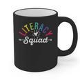 Literacy Squad Reading Teacher Interventionist Specialist Graphic Print Coffee Mug, trending gift