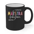 Maestra Fabulosa Maestra De EspañOl Spanish Teacher Graphic Print Coffee Mug, trending gift Maestra Fabulosa Maestra De EspañOl Spanish Teacher Graphic Print Coffee Mug, trending gift