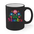 Maestra Proud Spanish Teacher Bilingual Teacher Latina Graphic Print Coffee Mug, trending gift
