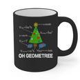 Math Geometry Christmas Tree Geometree Teacher Graphic Print Coffee Mug, trending gift