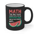 Math Only Place Where People Buy 66 Watermelons Teacher Joke Graphic Print Coffee Mug, trending gift Math Only Place Where People Buy 66 Watermelons Teacher Joke Graphic Print Coffee Mug, trending gift