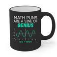 Math Puns Are a Sine Of Genius Math Teacher T-Shirt Graphic Print Coffee Mug, trending gift