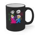 Nerdy Pythagoras Fighting Over C Squared Math Teacher Graphic Print Coffee Mug, trending gift